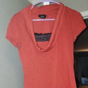 B- wear cowl neck blouse